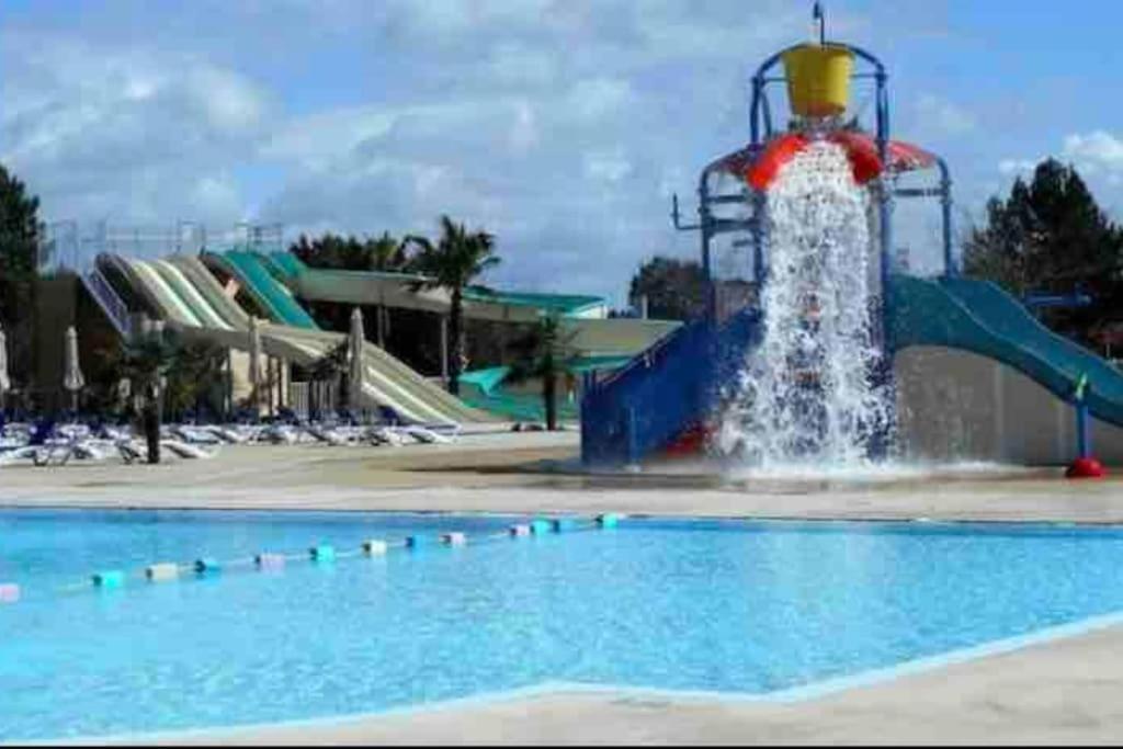 Vacances Sous Les Pins, Pres De La Mer, 6-8 Pers,Bien Equipe, Piscine Saint-Julien-en-Born Luaran gambar