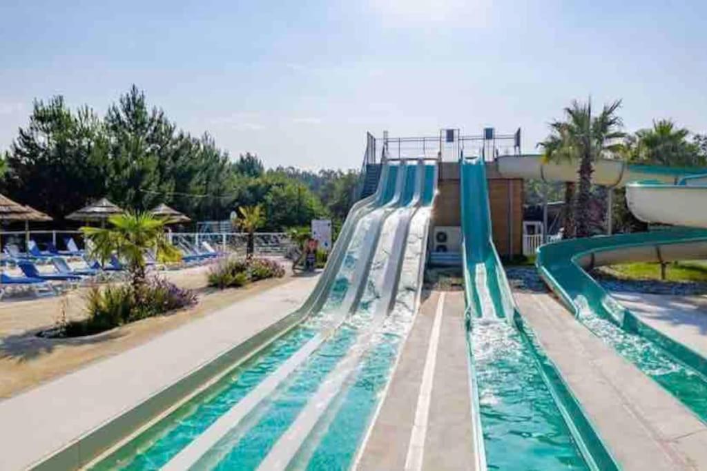 Vacances Sous Les Pins, Pres De La Mer, 6-8 Pers,Bien Equipe, Piscine Saint-Julien-en-Born Luaran gambar